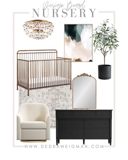 Nursery design inspiration! Loving this vintage moody yet modern nursery. All these nursery decor & nursery furniture pieces compliment each other! 

#nursery #nurserydecor #nurseryfurniture 

#LTKkids #LTKbump #LTKhome