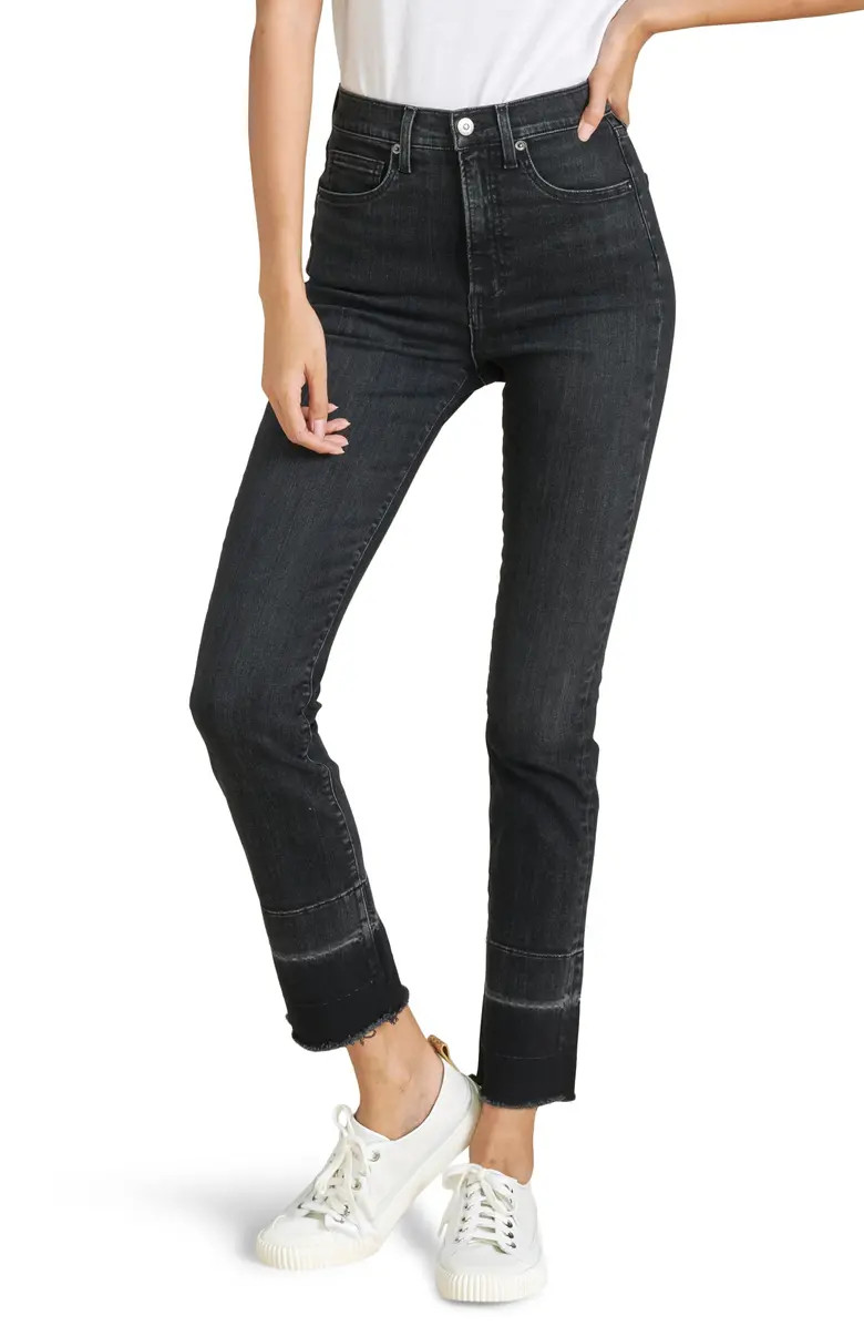 Ryleigh Deep Release Hem Slim Straight Leg Jeans | Nordstrom