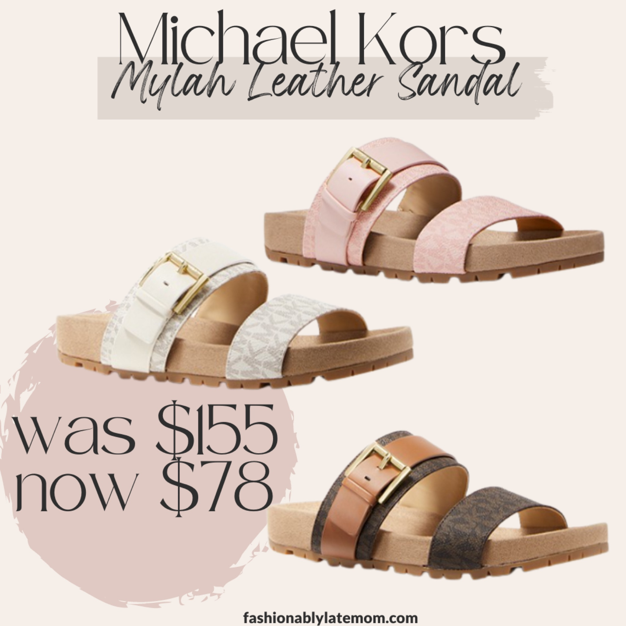 Mylah Logo and Leather Sandal curated on LTK