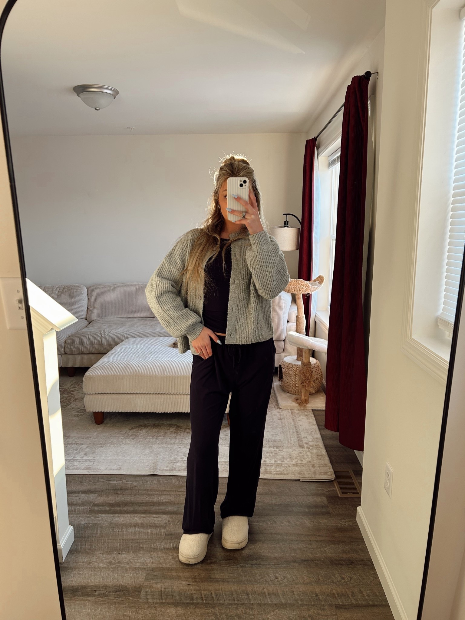 cozy ootd, wfh outfit, lounge set 

#LTKootd