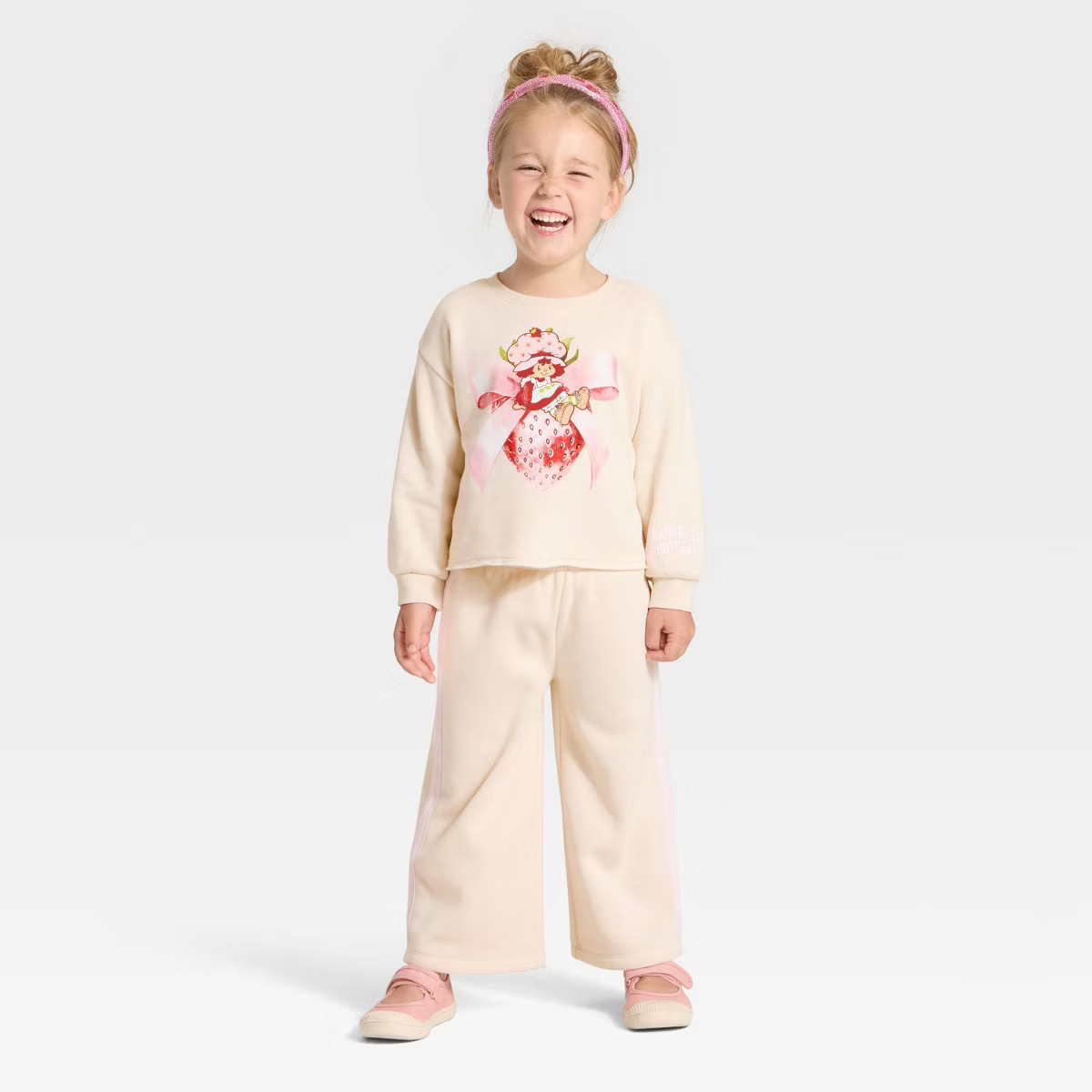 Toddler Girls' 2pc Strawberry Shortcake Top & Pants Set - Pink | Target