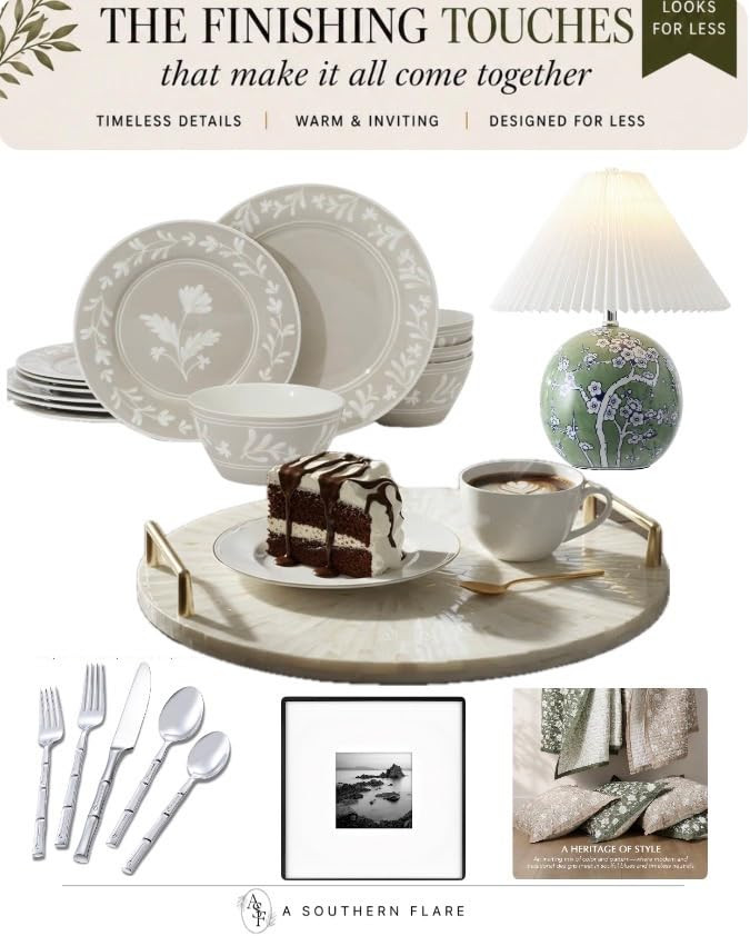 Elevate your home decor with these stylish accents! From elegant table lamps to chic dinnerware, ... | Amazon (US)