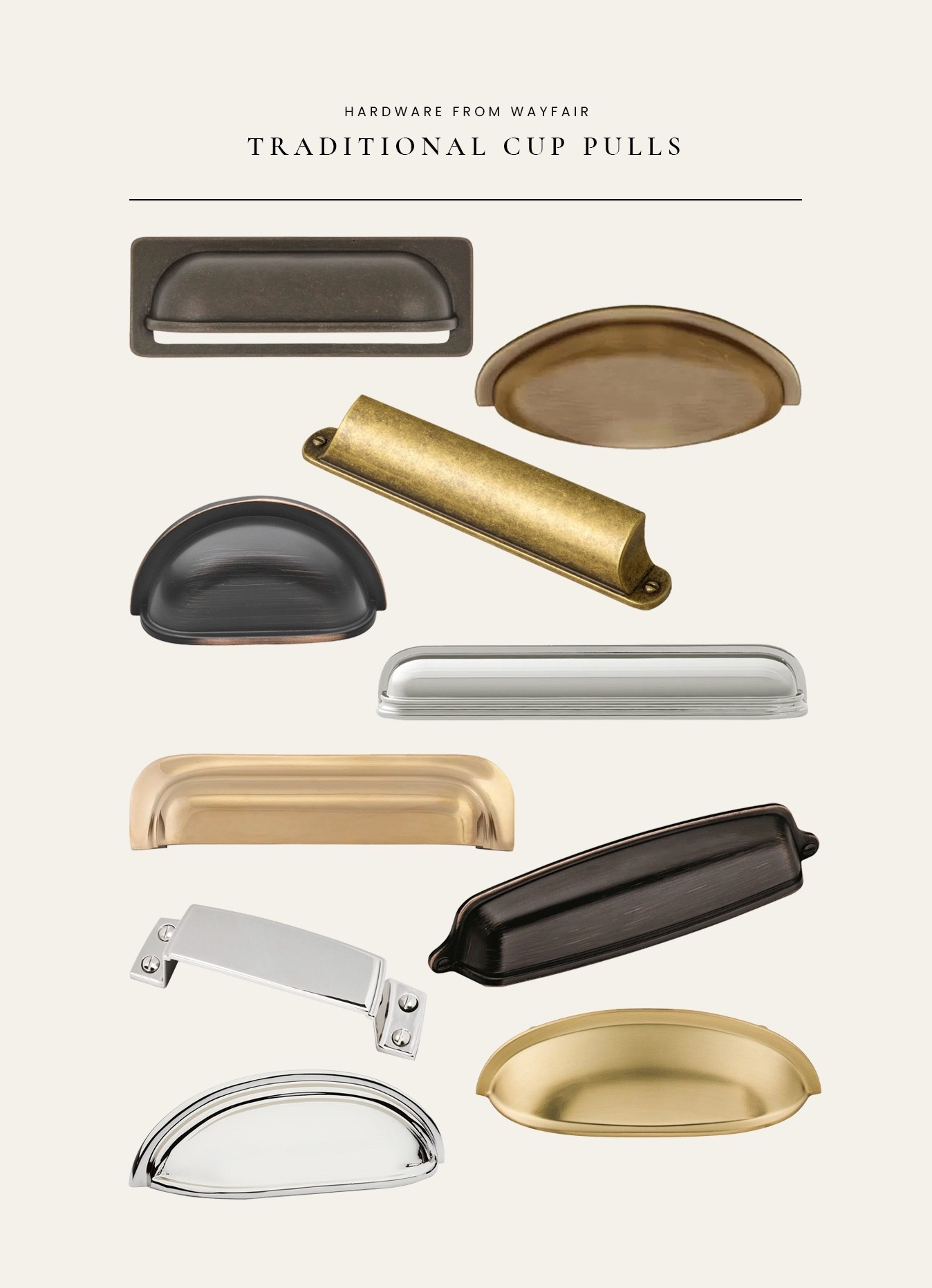 My top cabinetry hardware picks from @Wayfair …traditional cup and bin pulls! #ad #wayfair #wayfairpartner 

#LTKHome