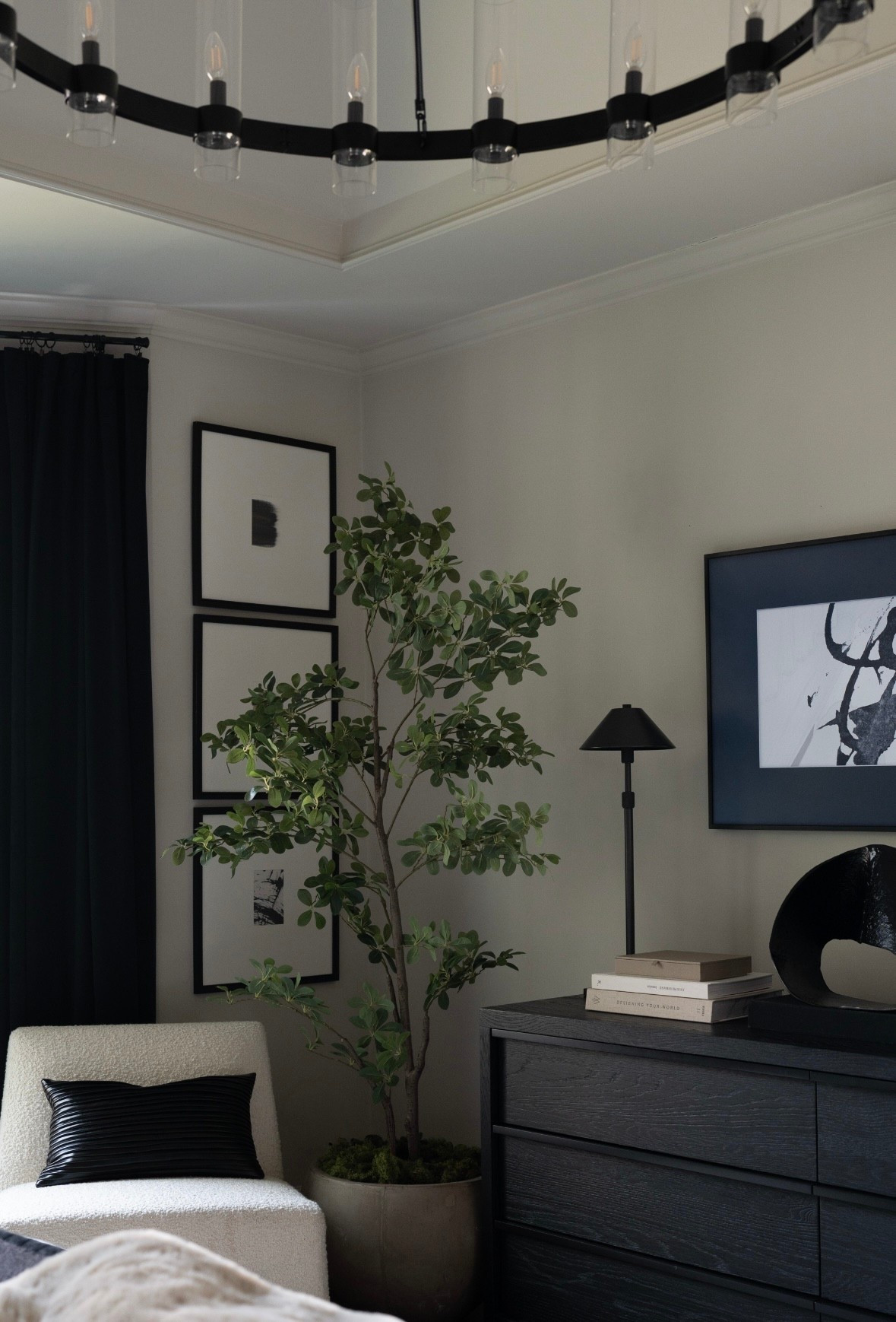 Having a happy dance for waking up to THIS! A mix of boucle, leather, iron, and an omg Amazon olive tree (that looks sooo luxe!) 



#LTKOver40 #LTKHome #LTKdayinmylife