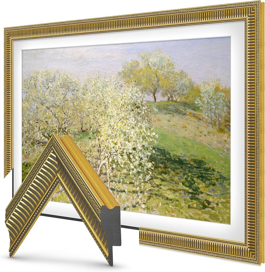 Empire Gold 50" Slim Deco TV Frame - Compatible ONLY with Samsung The Frame TVs (Fits 2021-2025, ... | Amazon (US)