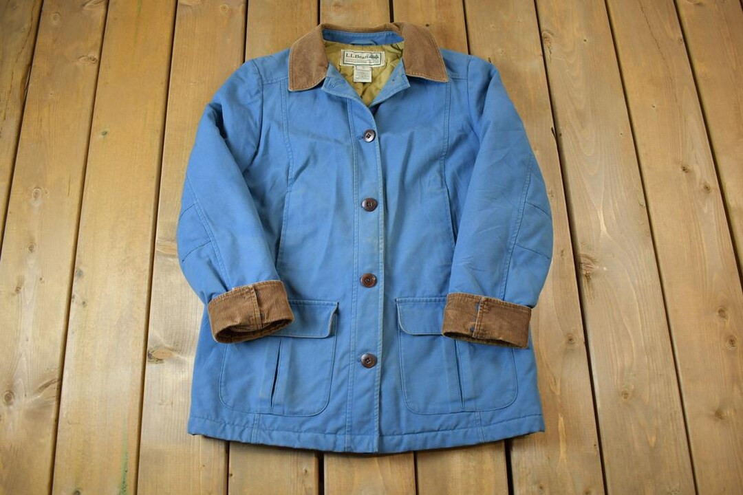Vintage Y2K Blue LL Bean Barn Coat Small - Etsy | Etsy (US)