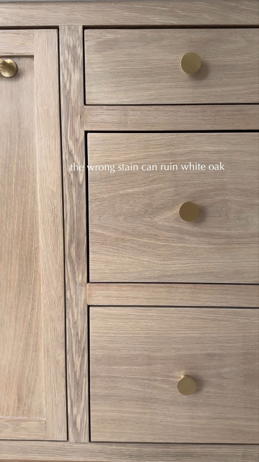 found the perfect white oak stain that’s neutral enough in all lighting and with any finish 🤌 (more info on my blog) my vanities are custom built but linking here the identical dupe i just found!! it looks exactly the same 😳

#LTKHome #LTKFamily
