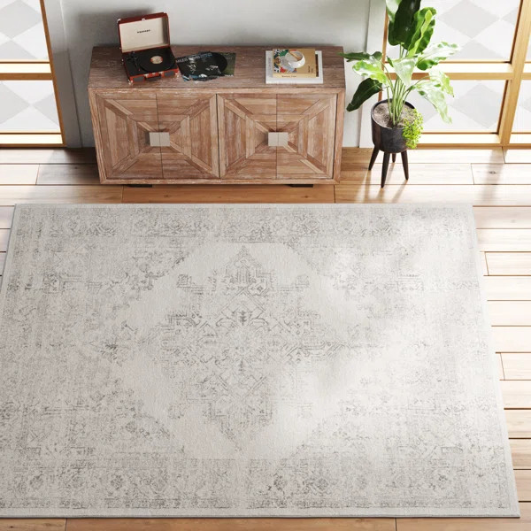 Shyann Performance Gray Rug | Wayfair North America