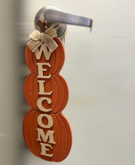 Welcome Halloween by welcoming friends and family over for some spooky adventure! Open the door with this spooky welcome hanging sign. 

#LTKSeasonal #LTKhome #LTKHalloween