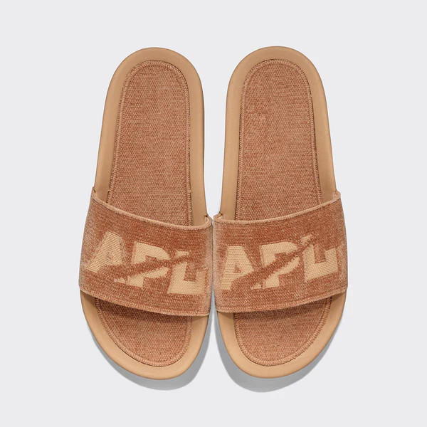 Women's TechLoom Velvet Slide Caramel | APL