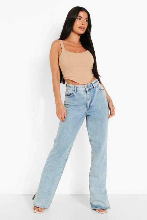 Petite Corset Top | Boohoo.com (US & CA)