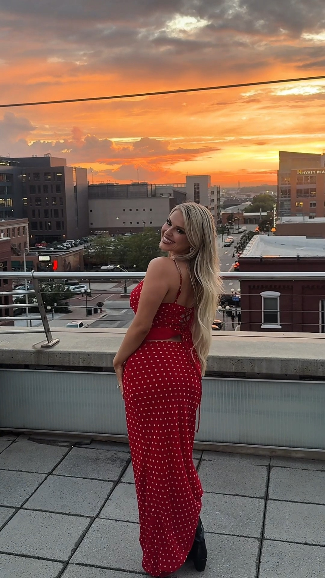 Red polkadot set sec football game day maxi skirt fall fashion transition 

#LTKSeasonal #LTKFallSale #LTKStyleTip