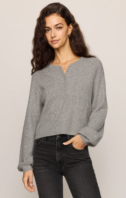 Westmont Henley Sweater Classic Heather Grey / X Large | Z Supply