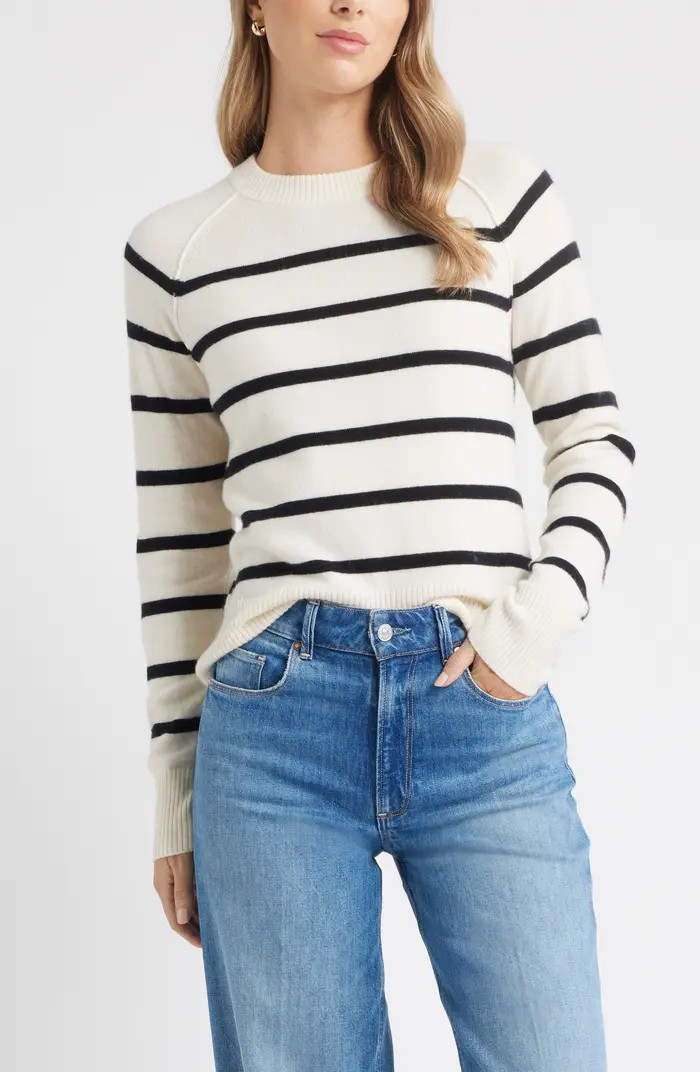 Raglan Sleeve Wool & Cashmere Sweater | Nordstrom