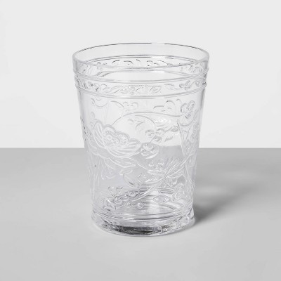 16oz Plastic Floral Embossed Short Tumbler - Opalhouse™ | Target