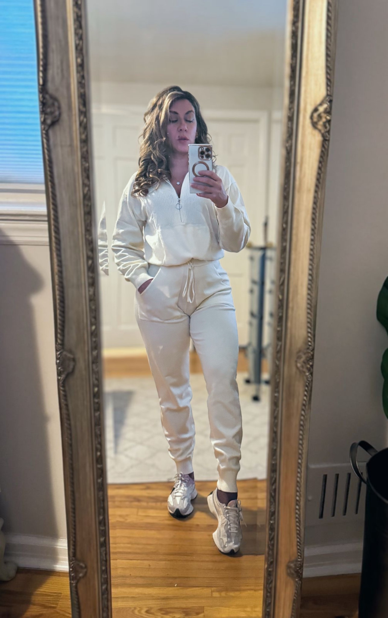 Cozy in Winter White❄️ My most loved 2 piece knit set from Amazon, now own it in white! It’s addictively comfortable, cute and effortlessly chic. I’m wearing my usual size small, and I’m 5’3”. #ltklounge #ltkfitmom #effortlessstyle #amazonfinds #amazonsets

#LTKOver40 #LTKSeasonal #LTKmomlife