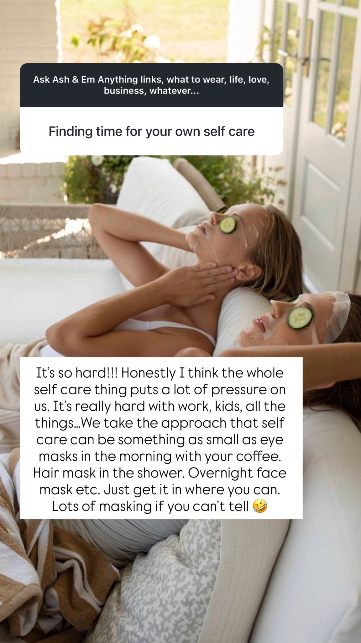 our favorite self care masks. use code SPRINGSALE