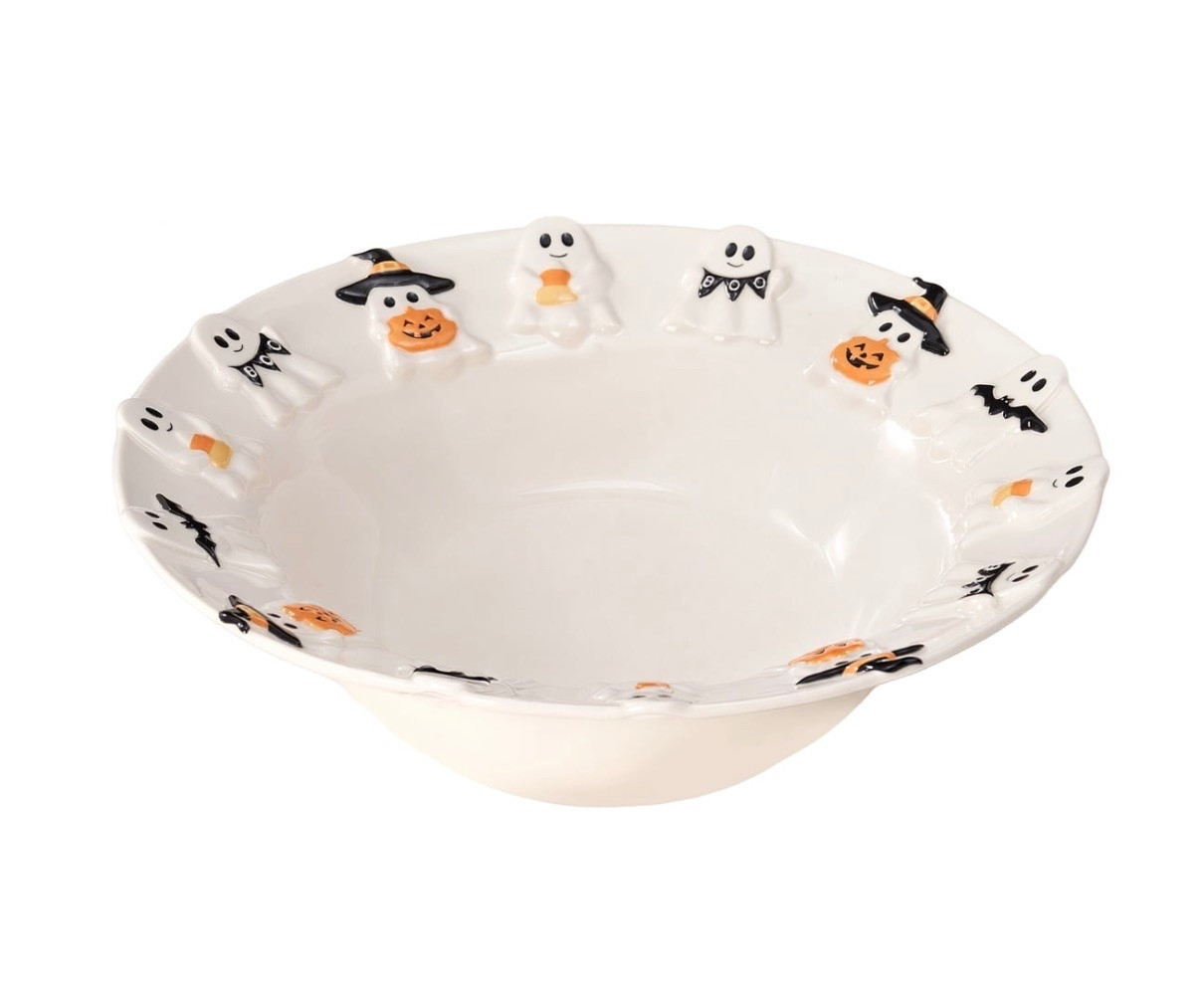Way To Celebrate Halloween Ghost Ceramic Stoneware
Serving Bowl, White

October Halloween decor

#LTKSeasonal
