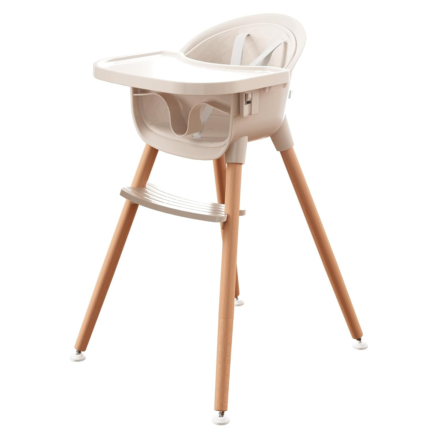 Fodoss 3-in-1 Wooden High Chair for Babies and Toddlers,Convertible Easy Clean Infant Highchair,M... | Amazon (US)