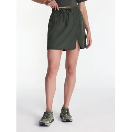 Avia Women's Cargo Ripstop Wrap Skort, Sizes XS-XXXL | Walmart (US)