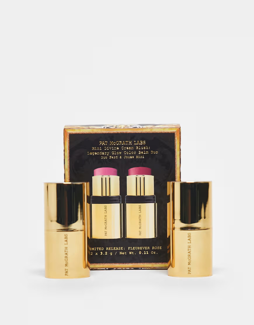 Pat McGrath Labs Mini Divine Cream Blush: Legendary Glow Color Balm Duo : Fleurever Rose-Pink | ASOS (Global)