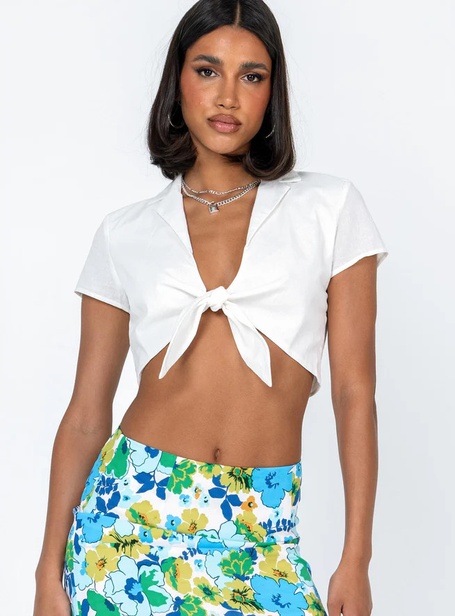 Everlasting Love Top White | Princess Polly US