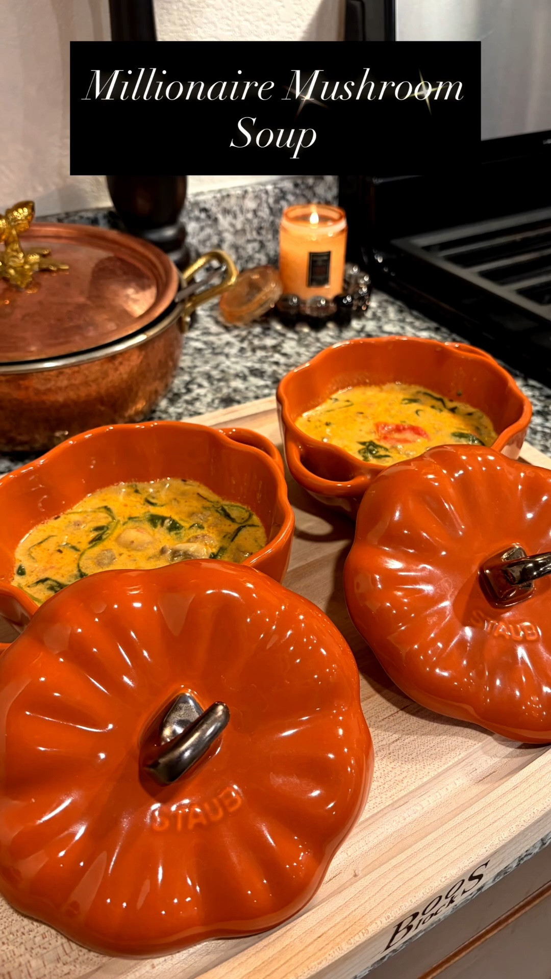 The Coziest Creamy Soup for Fall: Millionaire Mushroom Soup. So easy to make and delicious 🍁🍂
Full recipe on my Substack. Fancy My Way. 
Kitchen favorites linked 

#fallsoup #fallrecipes #easyrecipe #explorepage✨ #lifestyleblogger

#LTKdayinmylife #LTKfoodie #LTKHome