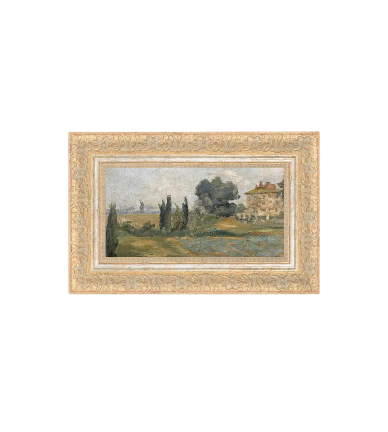 The Hills Framed Artwork, 14x9 | Cottage and Key