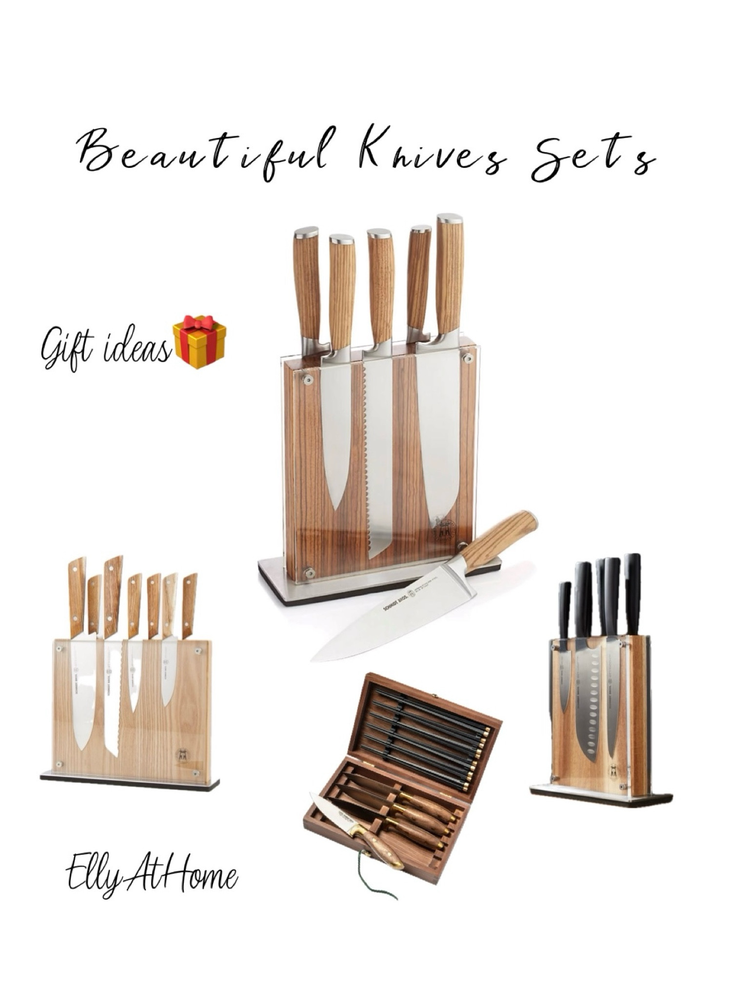 Beautiful knives sets for the cook, chef in the family from Crate & Barrel! Choose your favorite style! Makes a great gift! 

#LTKFamily #LTKGiftGuide #LTKHome
