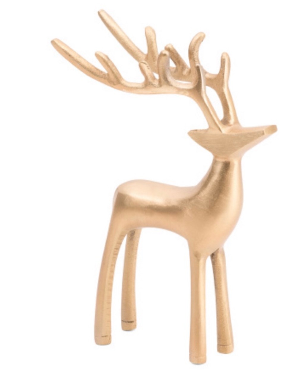 11x7 Matte Reindeer 
Decor
Decorative
Christmas
Gift
Present
Gift idea
Gold
Brass
Deer

#LTKhome #LTKSeasonal #LTKHoliday