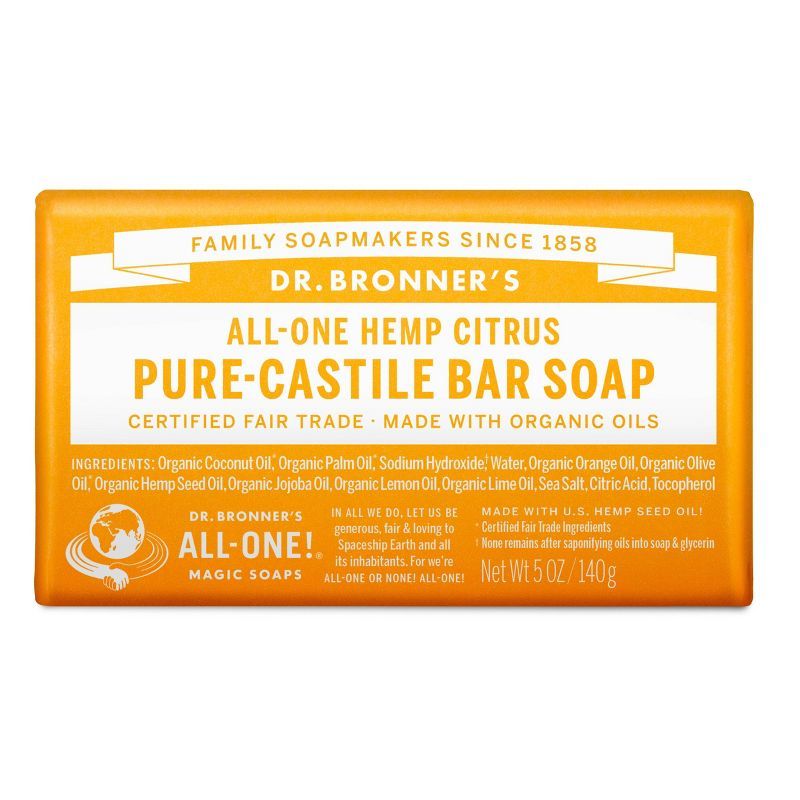Dr. Bronner's Citrus Bar Soap - 5oz | Target