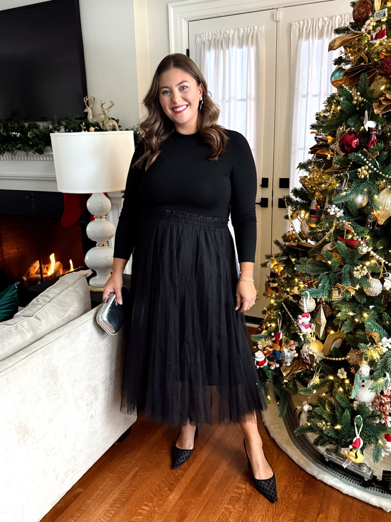 Wearing size XXL in top & skirt. 

#LTKHoliday #LTKMidsize #LTKSeasonal