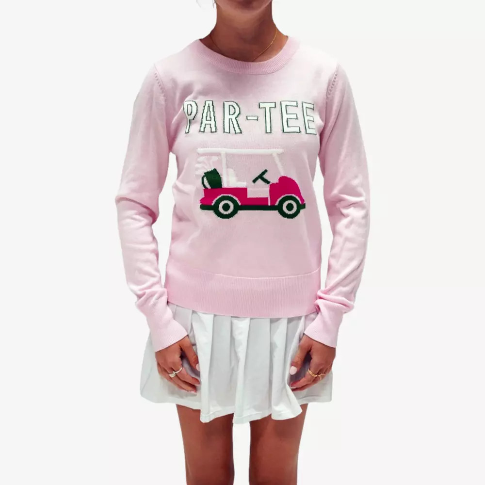 Par-Tee Knit Crewneck Women's Golf Sweater | PGA TOUR Superstore