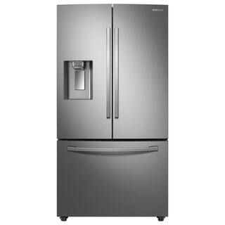Samsung 23 cu. ft. 3-Door French Door Refrigerator in Stainless Steel with CoolSelect Pantry, Cou... | The Home Depot