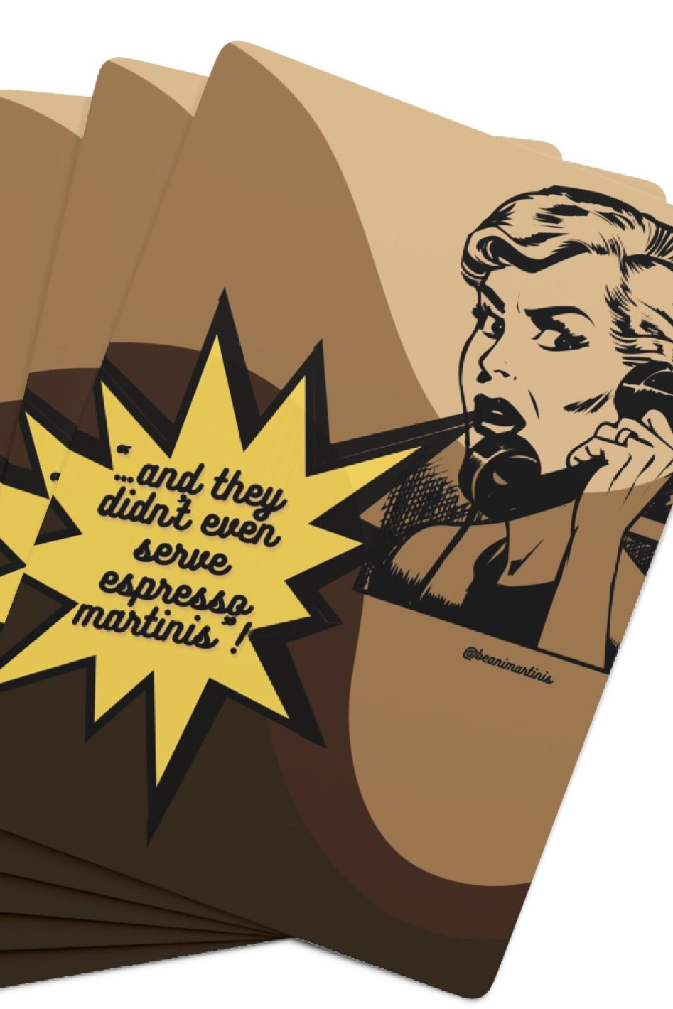 Playing cards - espresso martini edition “And they didn’t even serve espresso martinis”! 

#LTKSeasonal #LTKGiftGuide #LTKHoliday