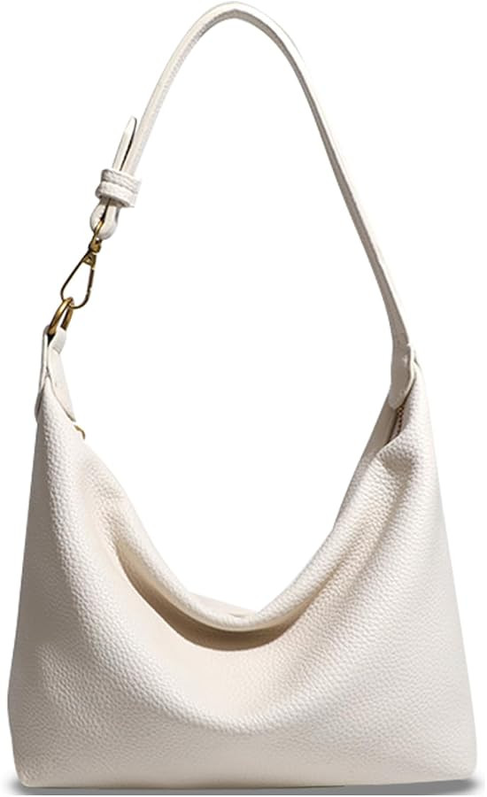 NEBIL Small Hobo Bag For Women Soft Pu Leather Shoulder Purse Slouchy Everyday Trendy Handbags wi... | Amazon (US)
