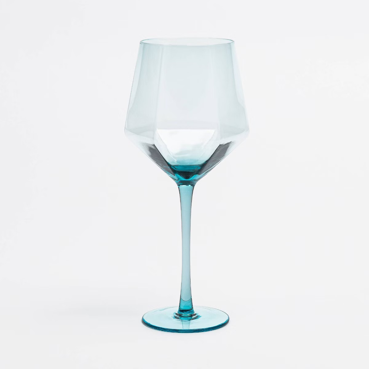 over&back 17.6 fl oz Facet Stemmed Wine Glass | Target