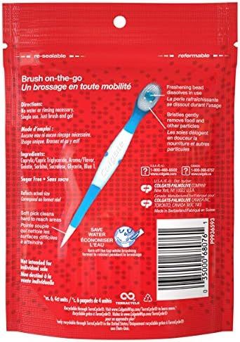 Colgate Max Fresh Wisp Disposable Mini Travel Toothbrushes, Peppermint - 24 Count (4 Pack) | Amazon (US)