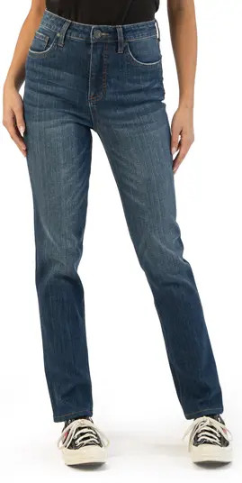 KUT from the Kloth Christine High Waist Straight Leg Jeans | Nordstrom | Nordstrom