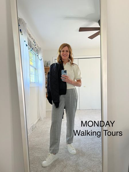 What to pack for Paris and what to wear for a Paris walking tour.

This is an elevated casual outfit that’s comfortable and perfect for all day walking.

The sweater and pants are $25 or less!
Reversible jacket: S
Sweater: S
Pants: S
Shoes: 8.5 (sized down)

#LTKtravel #LTKstyletip #LTKunder50