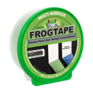 FrogTape Multi-Surface 1.88 in. x 60 yds. Painter's Tape with PaintBlock 240904 - The Home Depot | The Home Depot