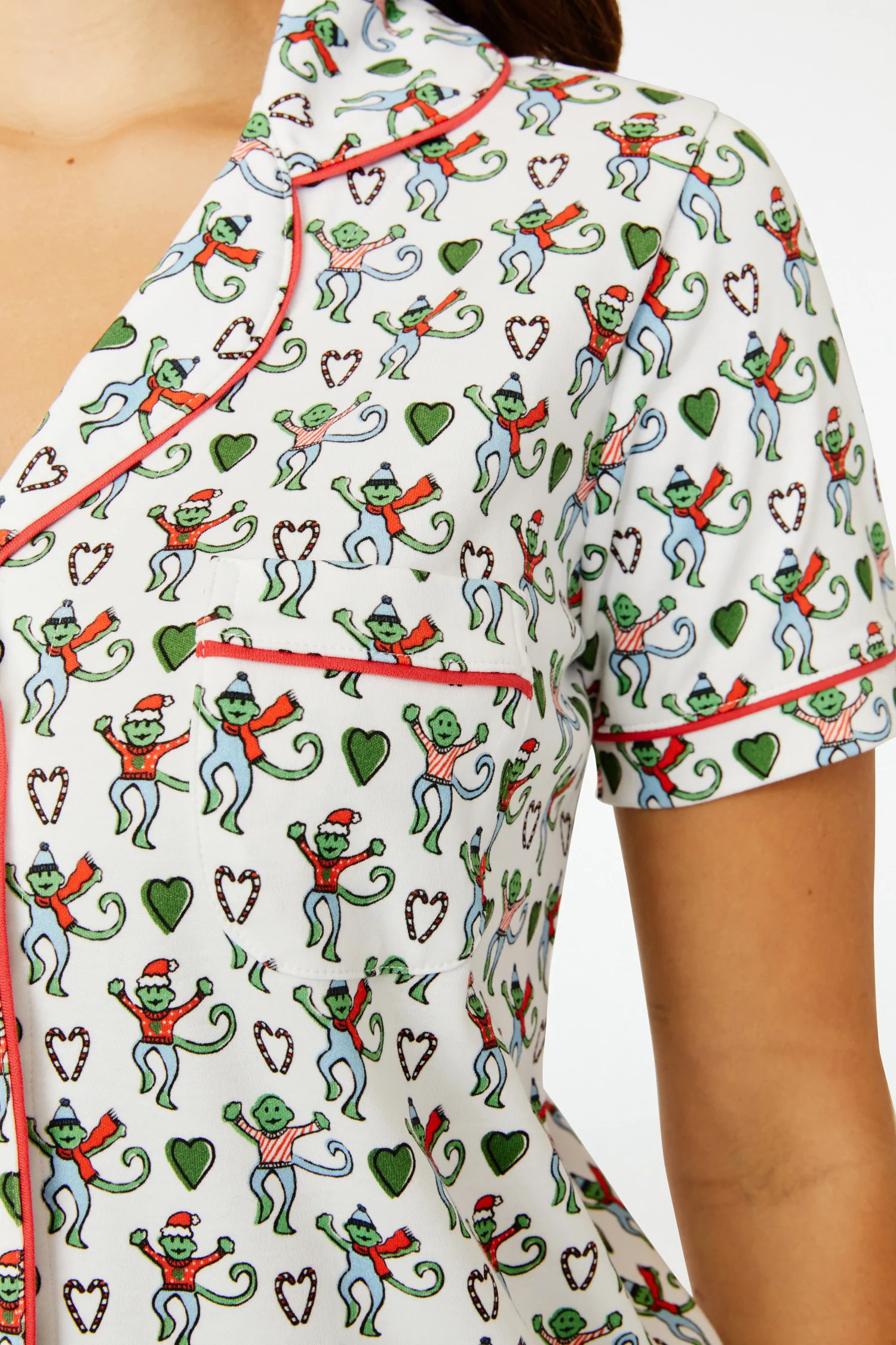 Merry Monkey Polo Pajama Set | Roller Rabbit | Roller Rabbit