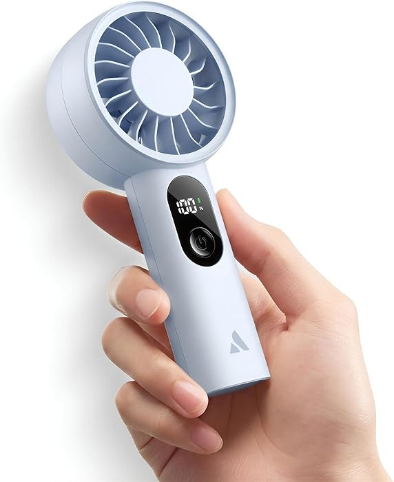Aecooly Mighty Portable Fan, Powerful Handheld Fan, USB Rechargeable [10H Max Cooling Time], Mini... | Amazon (US)