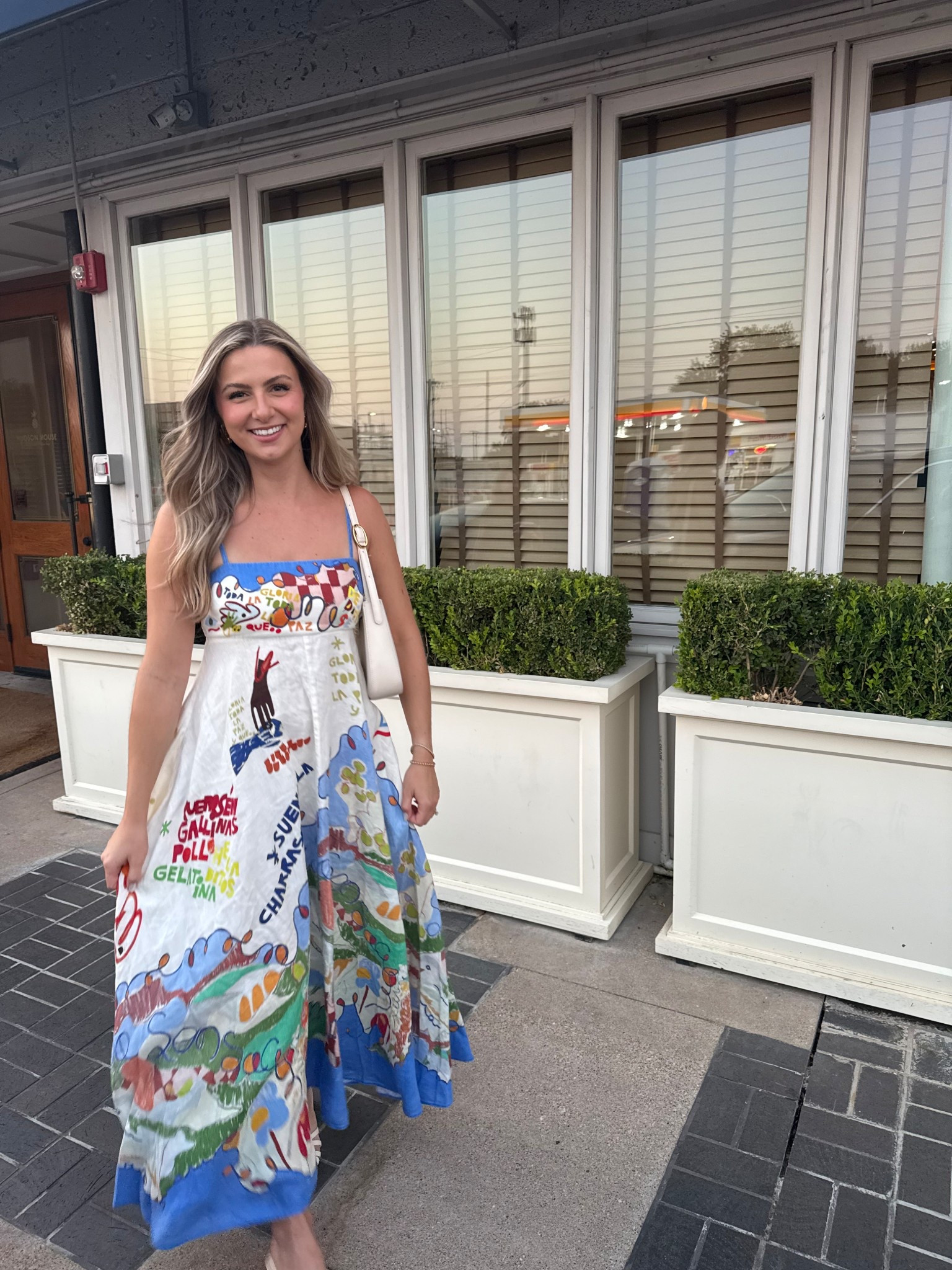 summer maxi ☀️🍷🍝 #maxi #linendress