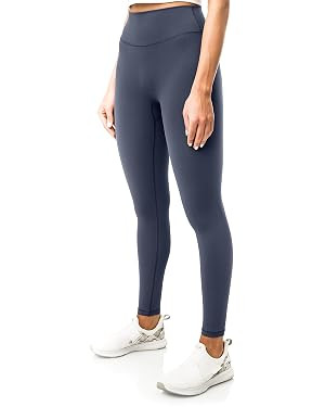 Kamo Fitness Serenity No Front Seam Leggings 25" Inseam Yoga Pants High Waisted Soft Workout Tigh... | Amazon (US)