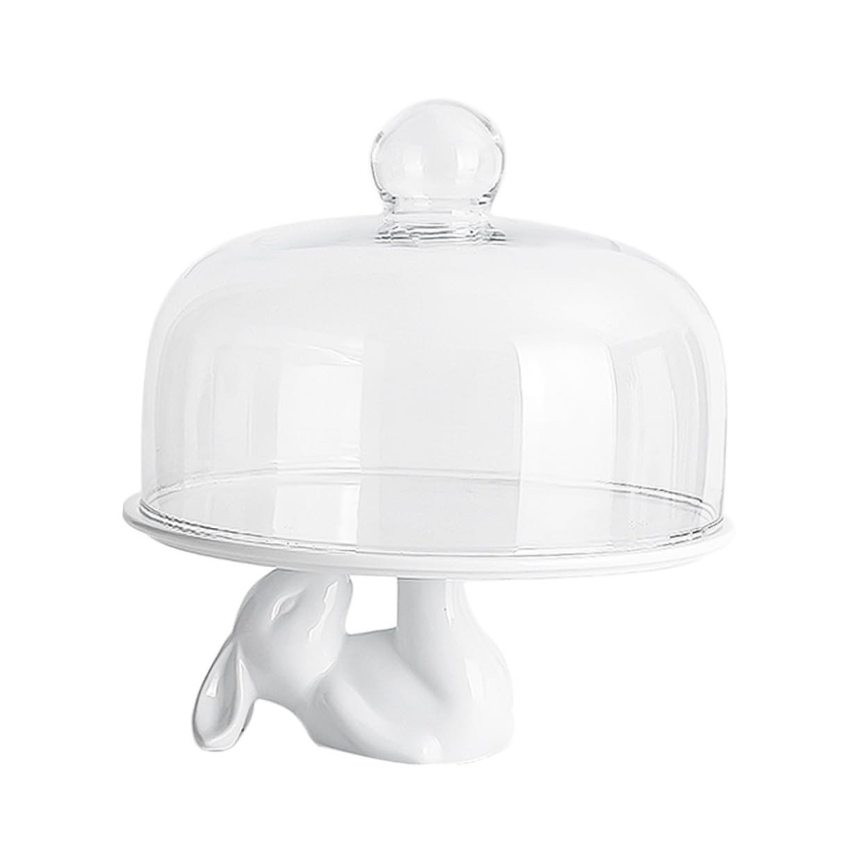 BESTOYARD 1 Set Rabbit Tall Tray Snack Trays New Year Cake Holder Bread Tray Bunny Rabbit Cake Pl... | Amazon (US)