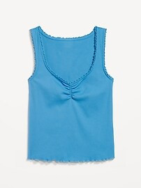 Ribbed Cinched-Front Tank Top | Old Navy | Old Navy (US)