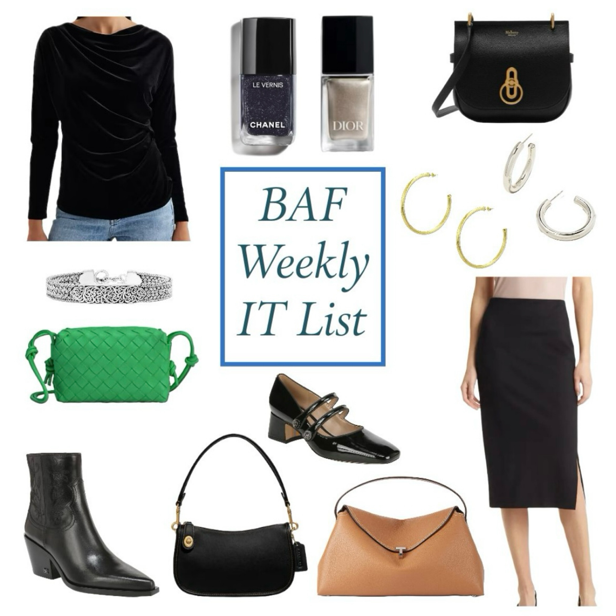 What’s trending this week ❤️💚 classic hoops, timeless handbags and holiday style ❤️💚🎁🎄 

#LTKitbag #LTKover40 #LTKshoecrush