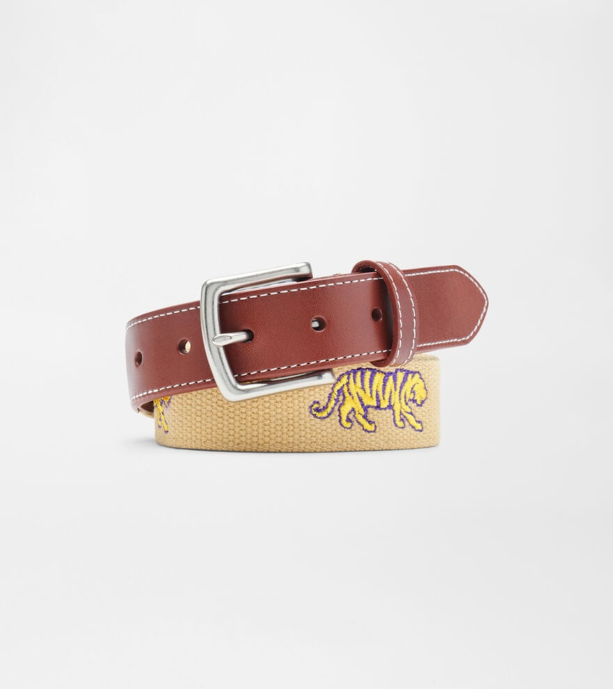 LSU Mike the Tiger Belt | Peter Millar