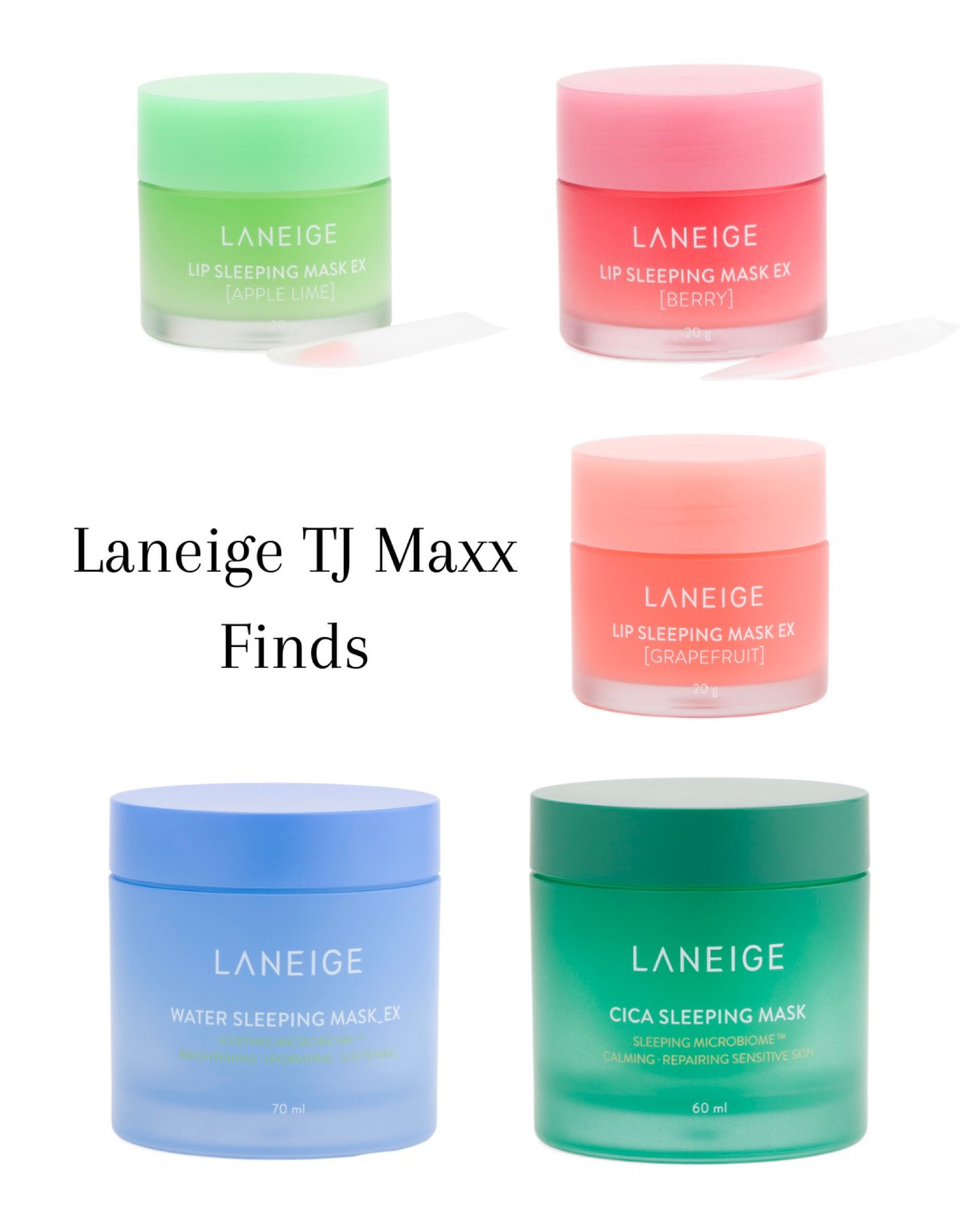 Laneige Lip Sleeping mask セット7個 Amazon.com: LANEIGE Midnight Minis: Lip Sleeping Mask